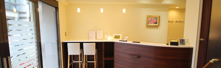 Shimizu Dental Clinicの受付